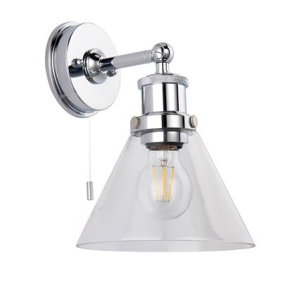 Endon 95513 - vannitoa seinapunktvalgusti TOULON, 1x E27/10W/230V, IP44, läikiv kroom