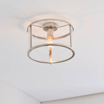 Endon 96150 - Laelamp HOPTON 1xE27/10W/230V läikiv kroom