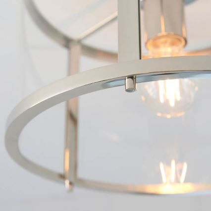 Endon 96150 - Laelamp HOPTON 1xE27/10W/230V läikiv kroom