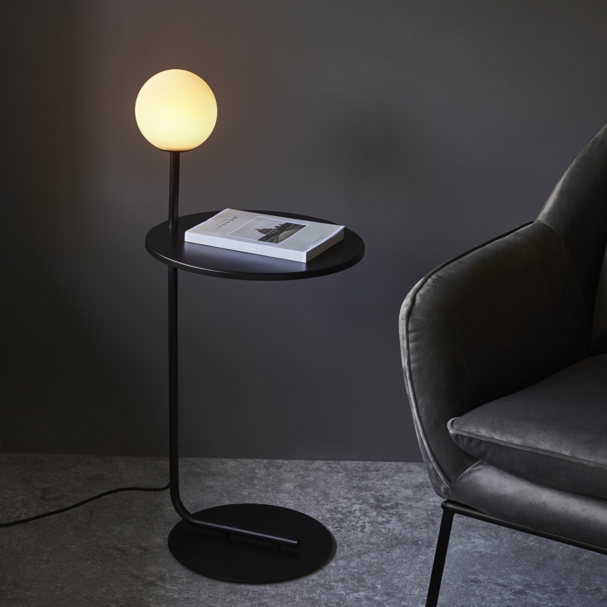 Endon 96713 - põrandalamp HALO 1xG9/3W/230V must