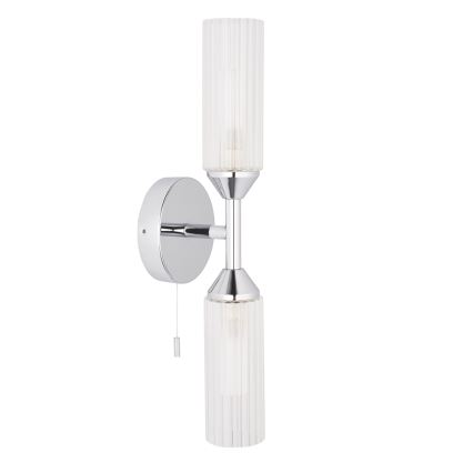 Endon 97172 - Vannitoa seinavalgusti NATORI 2xG9/3W/230V IP44 läikiv kroom