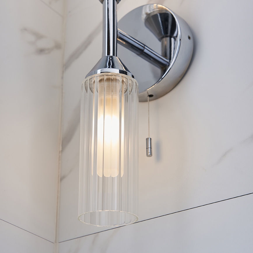 Endon 97172 - Vannitoa seinavalgusti NATORI 2xG9/3W/230V IP44 läikiv kroom