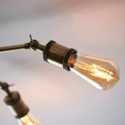 Endon 97244 - HAL spottvalgusti 5xE27/40W/230V, messing