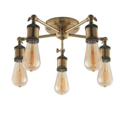 Endon 97244 - Kohtvalgusti HAL 5xE27/10W/230V messing