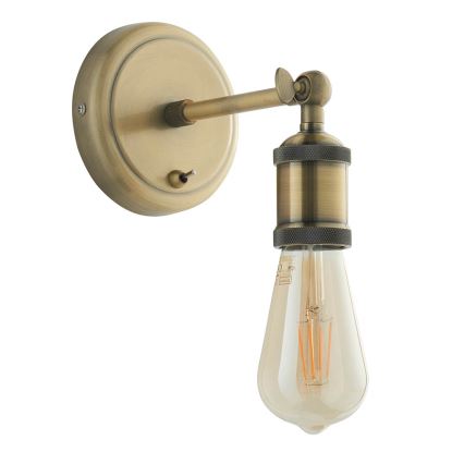 Endon 97245 - Seinale paigaldatav suunavalgusti halogeen 1xE27/10W/230V messing