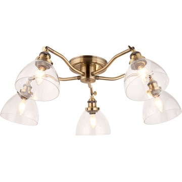 Endon 97248 - HANSEN suunatav valgusti 5xE14/7W/230V messing