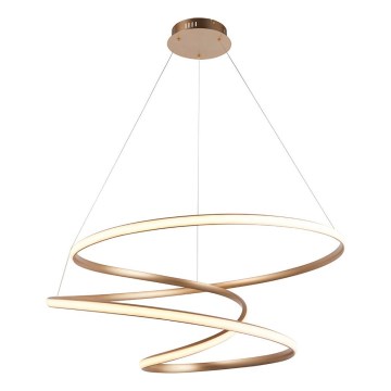 Endon 97639 - hämardatav LED-kaabliga rippvalgusti TWIRL LED/88W/230V 3000K, kuldne