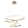 Endon 97639 - hämardatav LED-kaabliga rippvalgusti TWIRL LED/88W/230V 3000K, kuldne