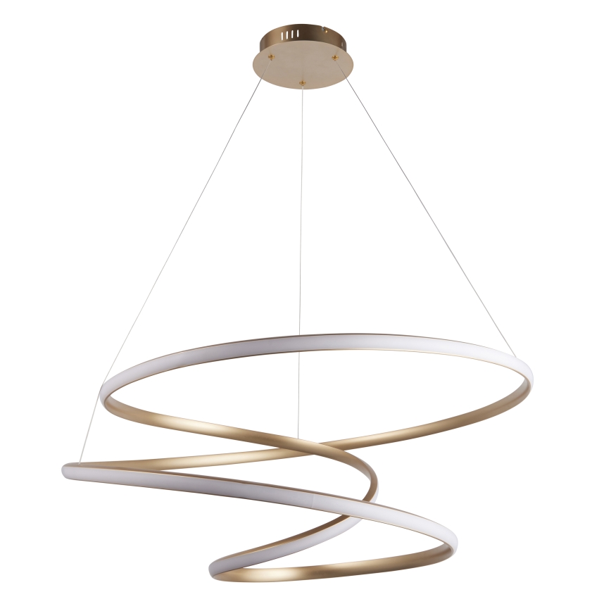 Endon 97639 - hämardatav LED-kaabliga rippvalgusti TWIRL LED/88W/230V 3000K, kuldne