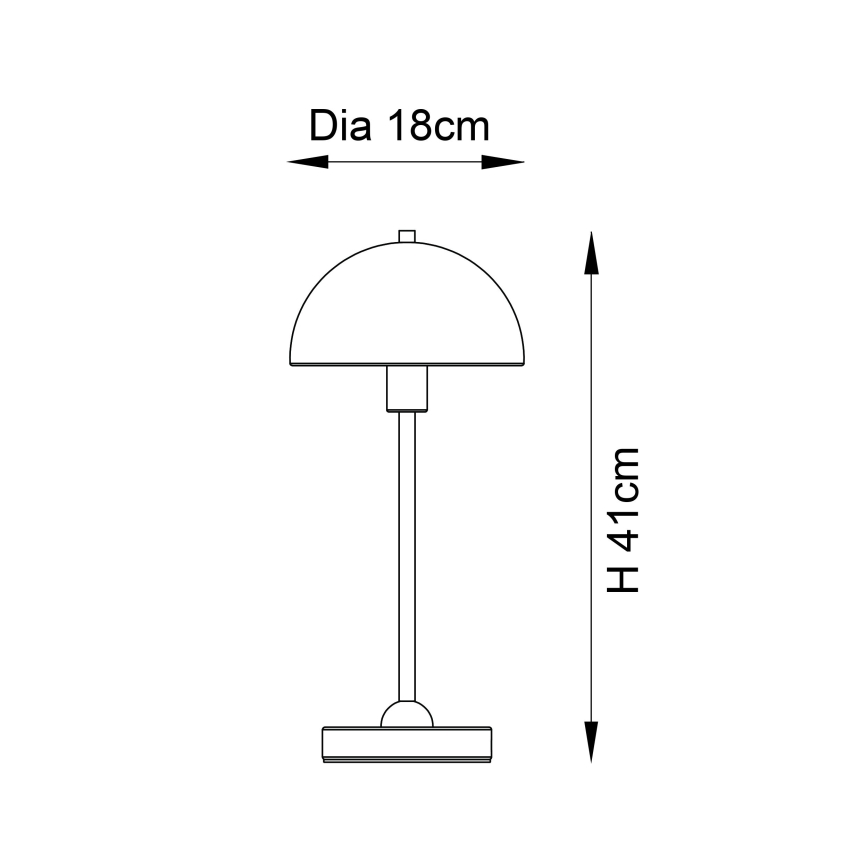 Endon 98496 - lauavalgusti SAROMA 1xE14/7W/230V, telliskivapunane