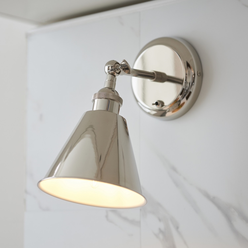 Endon 98716 - Seinavalgusti HALLE 1xE14/40W/230V, läikiv kroom