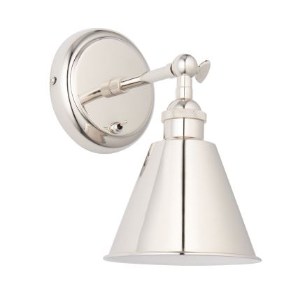 Endon 98716 - Seinavalgusti HALLE 1xE14/40W/230V, läikiv kroom