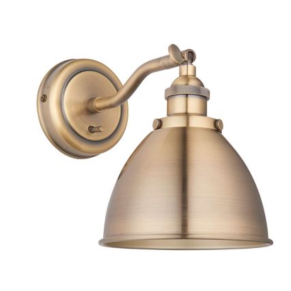 Endon 98746 - Kohtvalgusti seinale FRANKLIN 1xE14/7W/230V messing