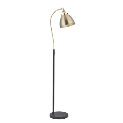 Endon 98748 - Põrandalamp FRANKLIN 1xE27/10W/230V messing/must