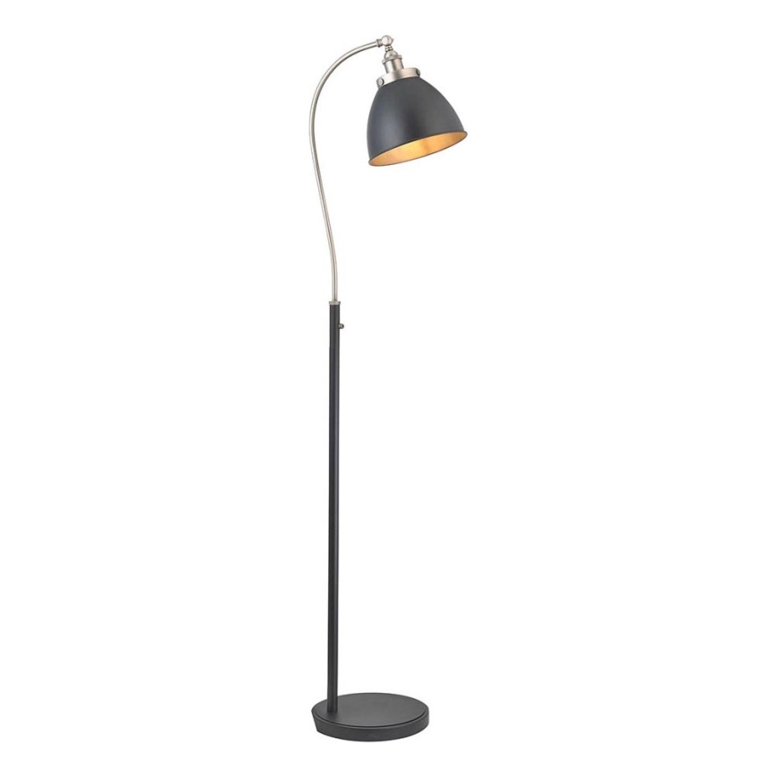 Endon 98753 - Põrandalamp FRANKLIN 1xE27/10W/230V mattkroom/antratsiit