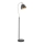 Endon 98753 - Põrandalamp FRANKLIN 1xE27/10W/230V mattkroom/antratsiit