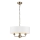 Endon 98934 - Lühter HIGHCLERE 3xE14/40W/230V valge/messing d. 45 cm