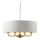 Endon 98938 - Ketiga lühter HIGHCLERE 8xE14/40W/230V, läbimõõt 70 cm, valge/messing