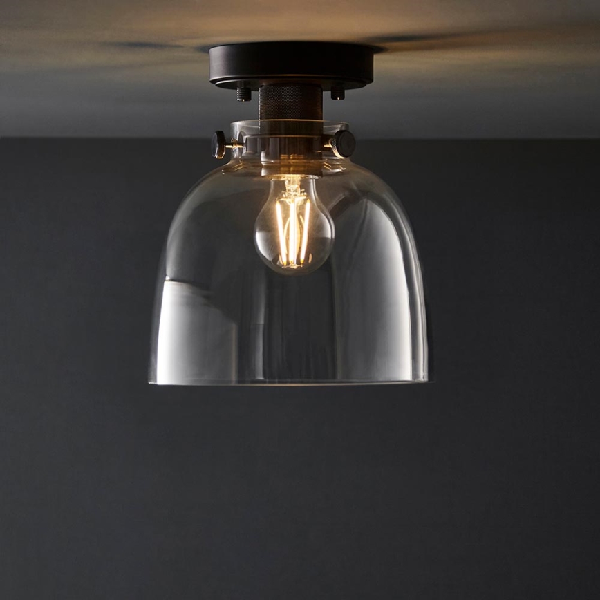 Endon 99106 - Laevalgusti URBAN 1xE27/10W/230V must/läbipaistev
