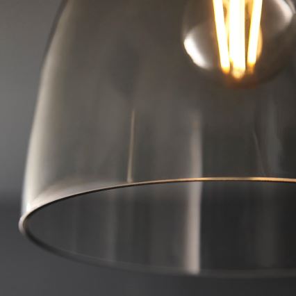 Endon 99106 - Laevalgusti URBAN 1xE27/10W/230V must/läbipaistev