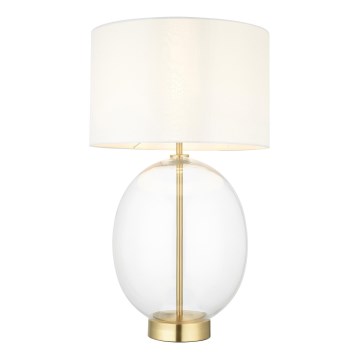 Endon 99292 - Hämardatav laualamp KELDA 1xE27/10W/230V kreemjas/kuldne