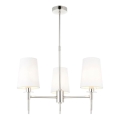 Endon 99455 - Vardaga rippvalgusti 3xE14/6W/230V läikiv kroom/valge