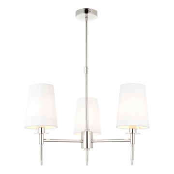 Endon 99455 - Vardaga rippvalgusti 3xE14/6W/230V läikiv kroom/valge