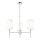 Endon 99455 - Vardaga rippvalgusti 3xE14/6W/230V läikiv kroom/valge