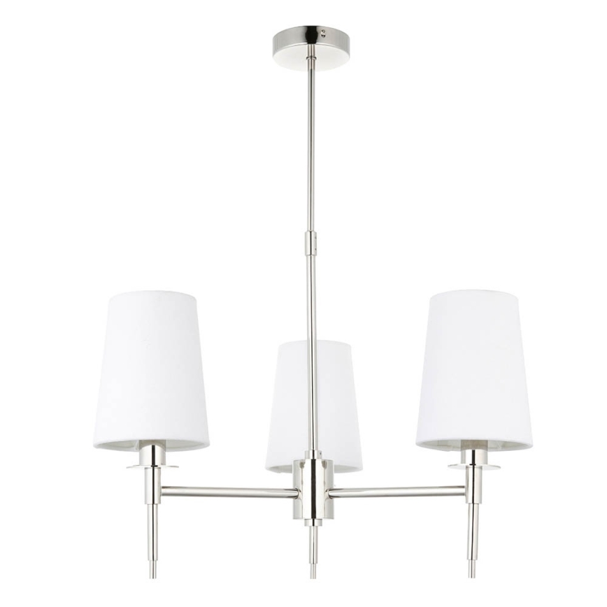 Endon 99455 - Vardaga rippvalgusti 3xE14/6W/230V läikiv kroom/valge