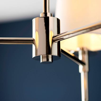 Endon 99455 - Vardaga rippvalgusti 3xE14/6W/230V läikiv kroom/valge