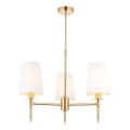 Endon 99456 - Varrega rippvalgusti 3xE14/6W/230V kuldne/valge