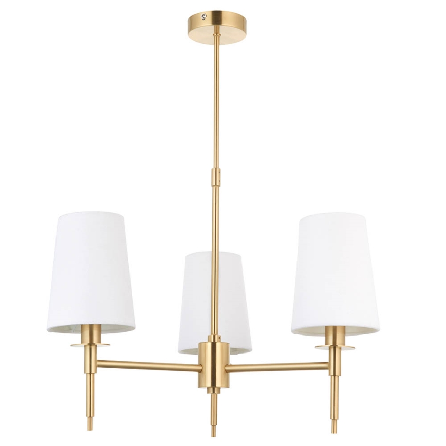 Endon 99456 - Varrega rippvalgusti 3xE14/6W/230V kuldne/valge