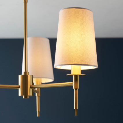 Endon 99456 - Varrega rippvalgusti 3xE14/6W/230V kuldne/valge
