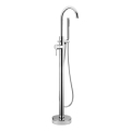 Eraldiseisev vannikomplekt vannisegistiga  116 cm läikiv kroom
