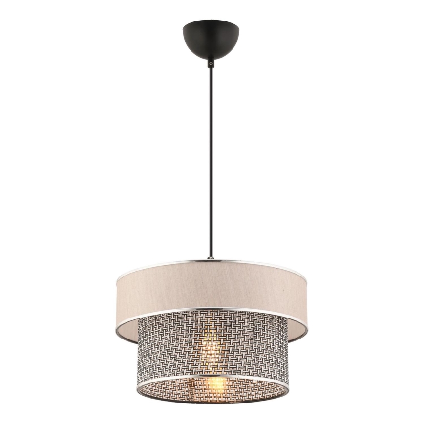 ERO ripplamp 1xE27/60W/230V kreem/ hall
