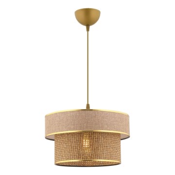 ERO ripplamp 1xE27/60W/230V pruun/naast