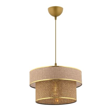ERO ripplamp 1xE27/60W/230V pruun/naast