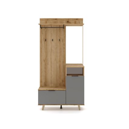 Esiku sein peegliga SVEN, pruun/grafiit