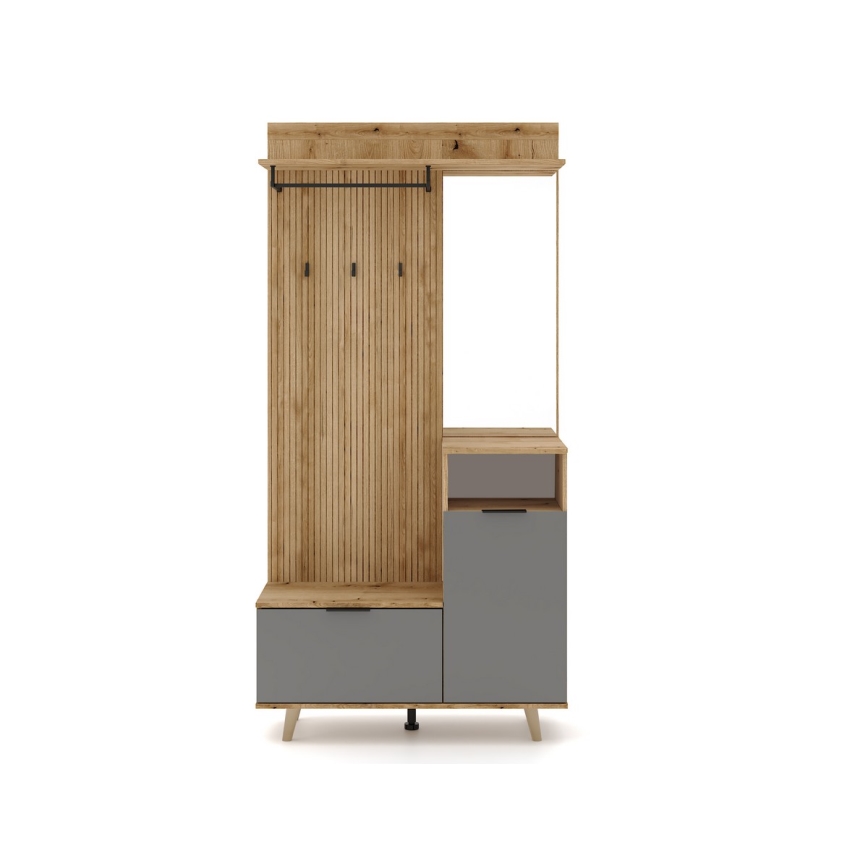 Esiku sein peegliga SVEN, pruun/grafiit