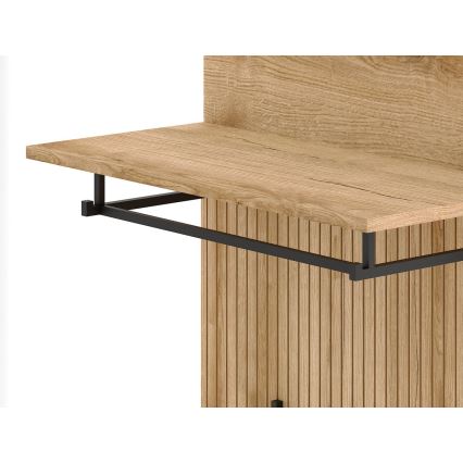 Esikumööbli komplekt KLEO, pruun/valge