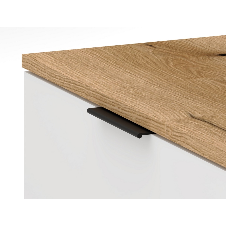 Esikumööbli komplekt KLEO, pruun/valge