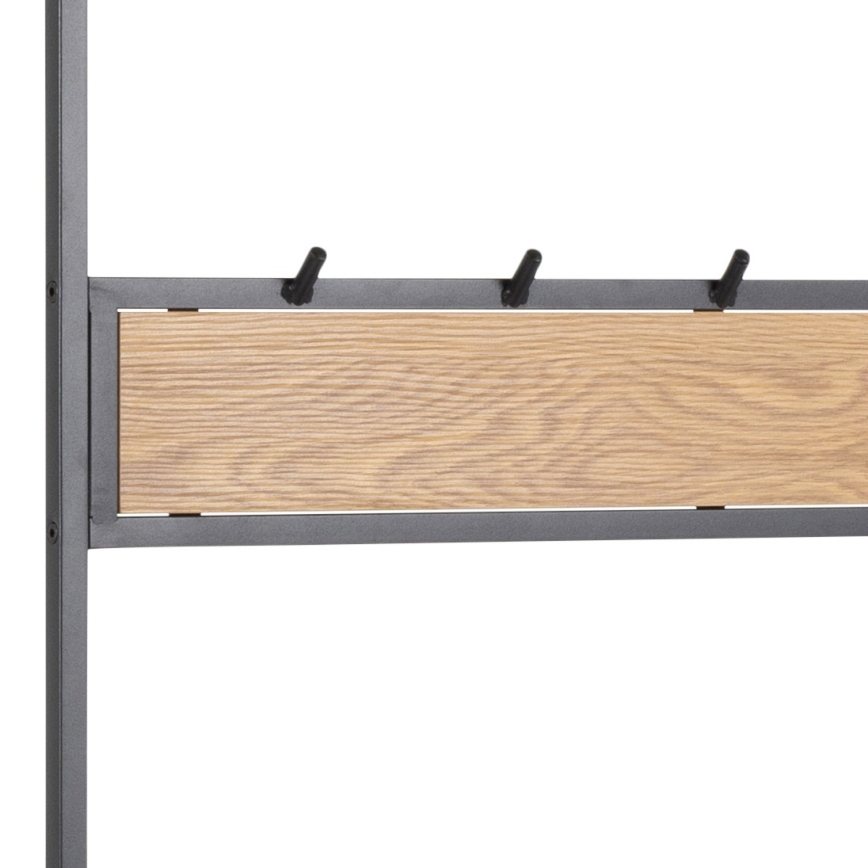 Esikumööblikomplekt SARON, tamm/must