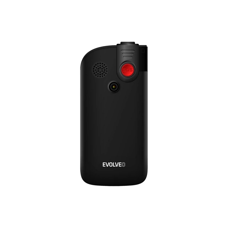 Evolveo - EasyPhone FL, eakatele mõeldud mobiiltelefon, must