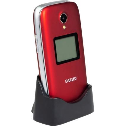Evolveo - EasyPhone FS klapptelefon eakatele 2.8 punane