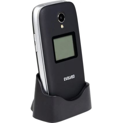 Evolveo - EasyPhone FS kokkupandav mobiiltelefon eakatele 2.8 must