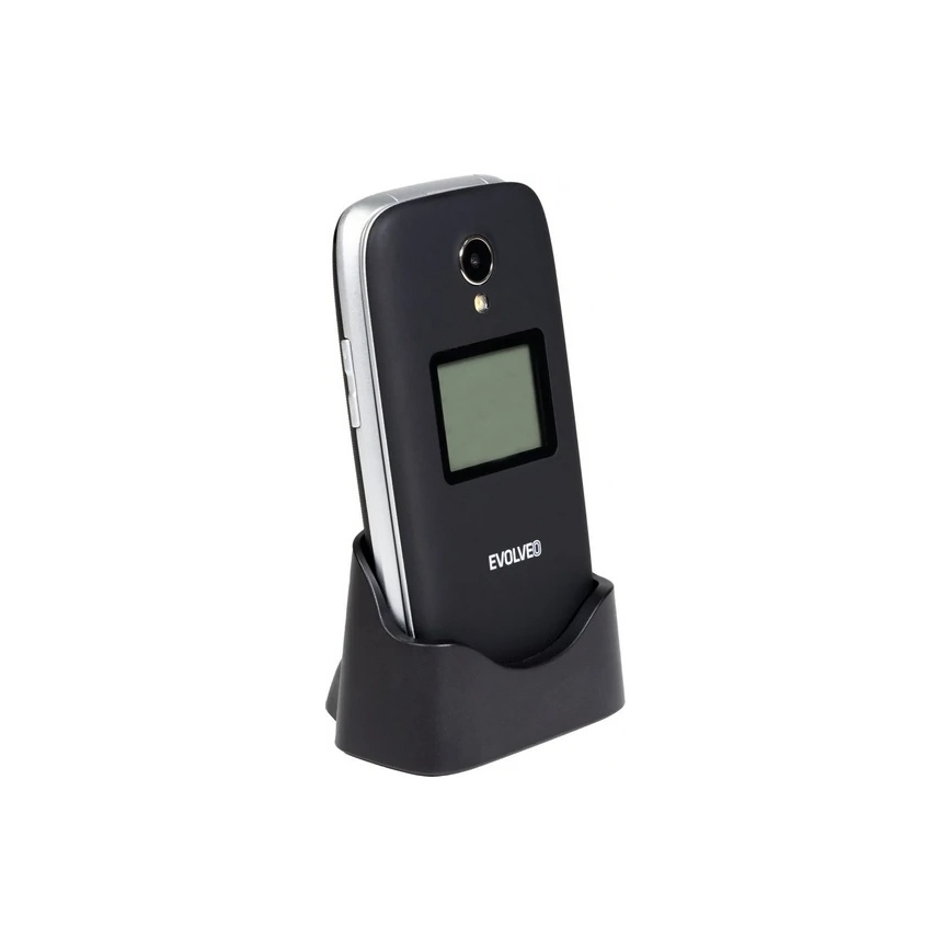 Evolveo - EasyPhone FS kokkupandav mobiiltelefon eakatele 2.8 must