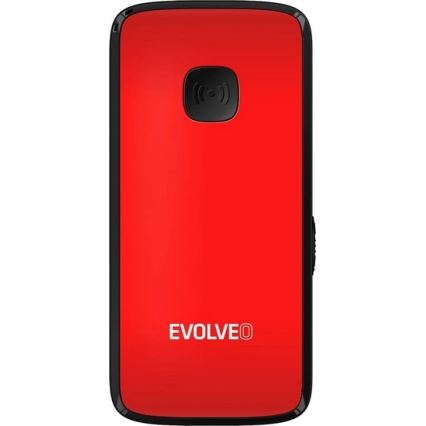 Evolveo - EasyPhone ID eakatele mõeldud mobiiltelefon, punane