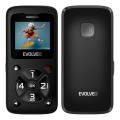 Evolveo - EasyPhone ID mobiiltelefon eakatele, must