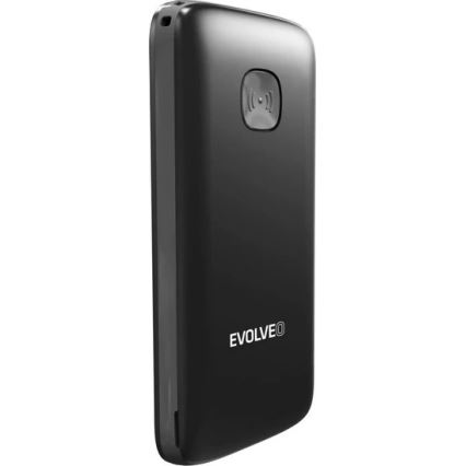 Evolveo - EasyPhone ID, mobiiltelefon eakatele, must