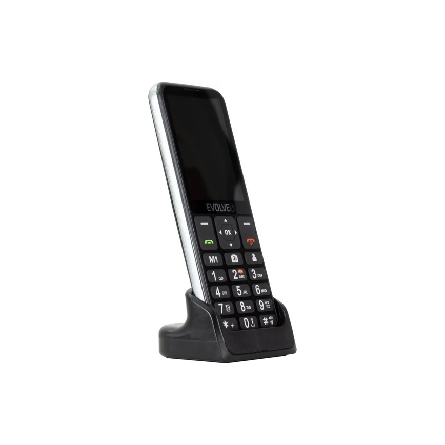 Evolveo - EasyPhone LT, 4G mobiiltelefon eakatele, must